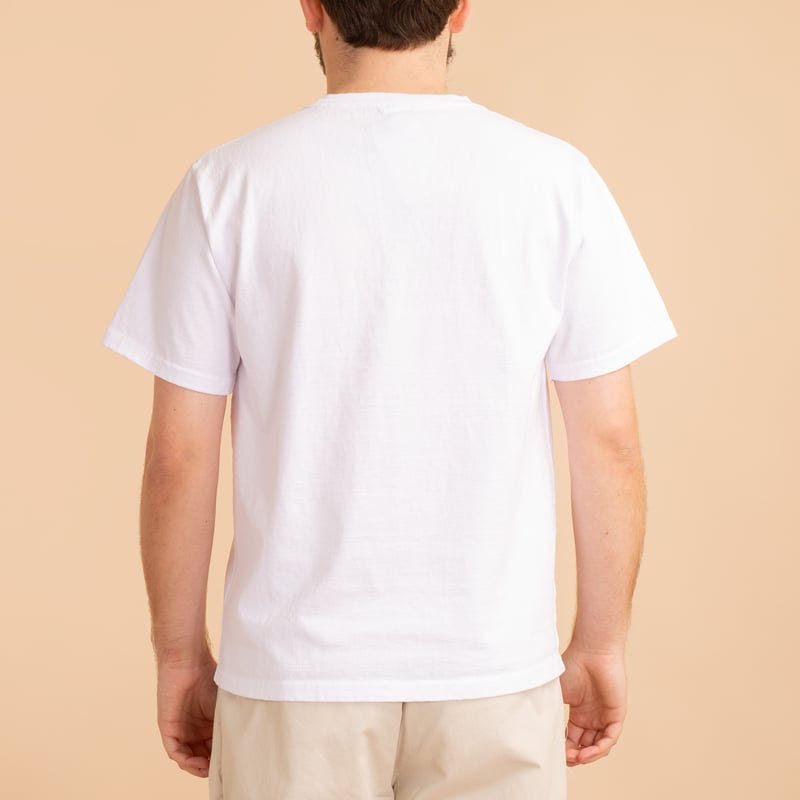 S/S Heavy Crew Tee White