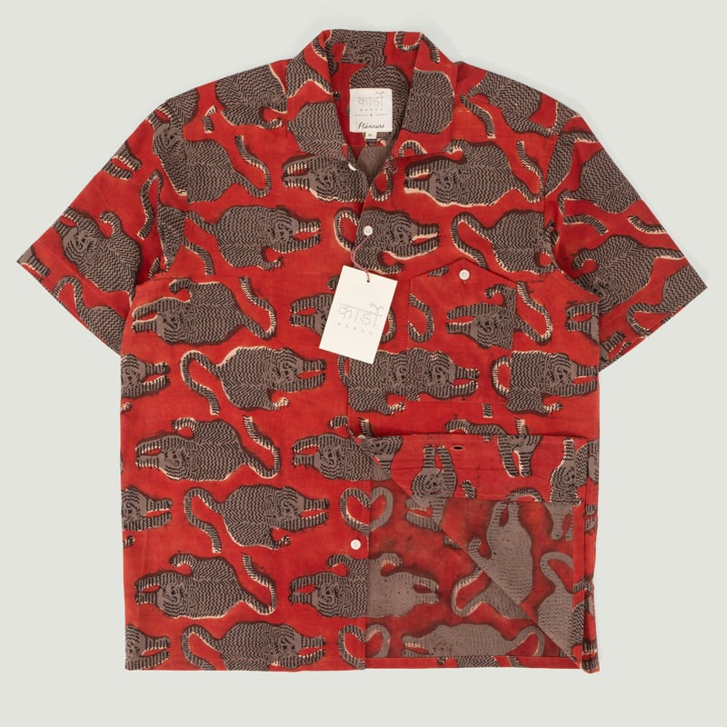 KARDO x FLÂNEURS / S/S Shirt BP69 Chocolate