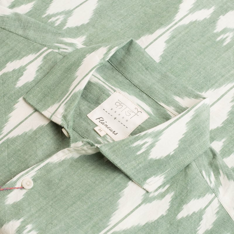 Image_Flâneurs-KARDO x FLÂNEURS / S/S Shirt Ikat détail-col