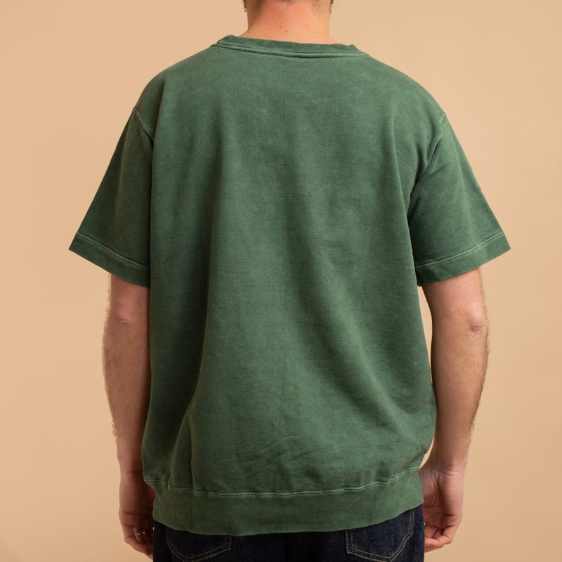 Short Sleeve Terry Shirt - Dark Green