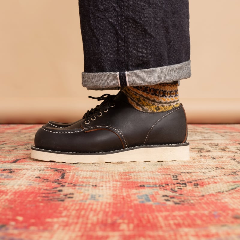 8090 Shop Moc Toe Oxford Black Prairie