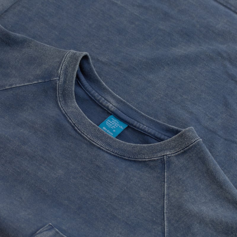L/S Heavy Raglan Pocket Tee VD-Navy