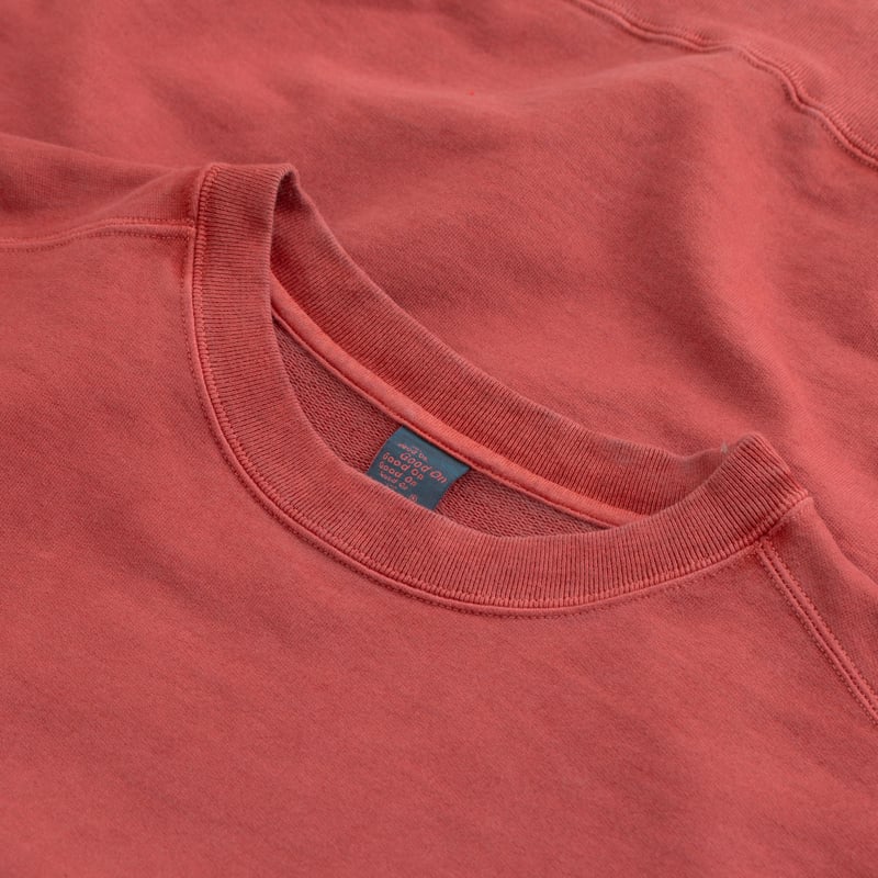 Short Sleeve Terry Shirt in Faded Red