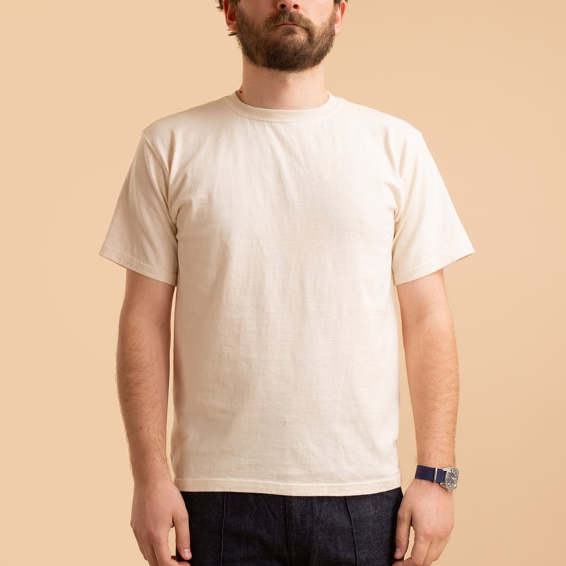 Short Sleeve Crew T-Shirt Organic Natural