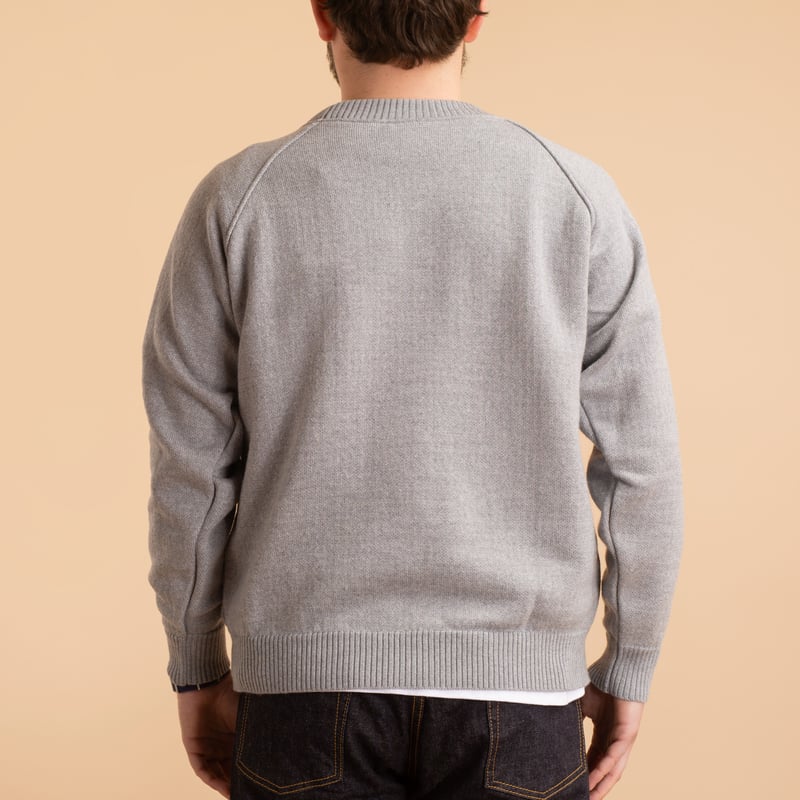 Sweatshirt Mixte Gris Chiné