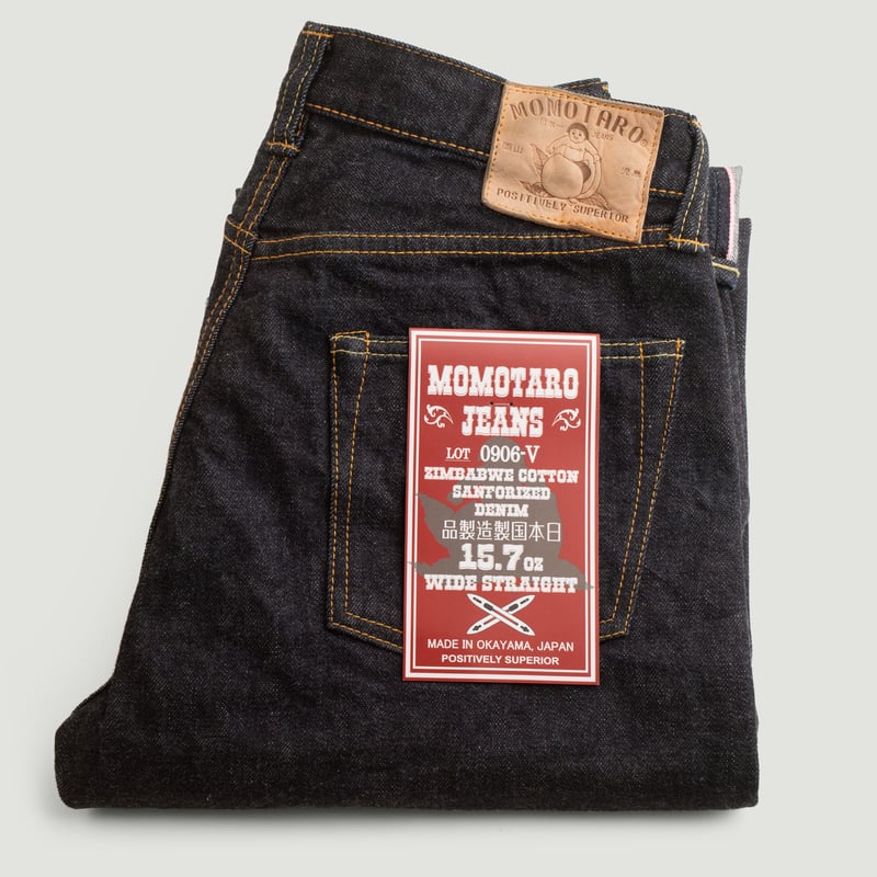 0906-V Wide Straight 15.7oz Vintage Selvedge Denim