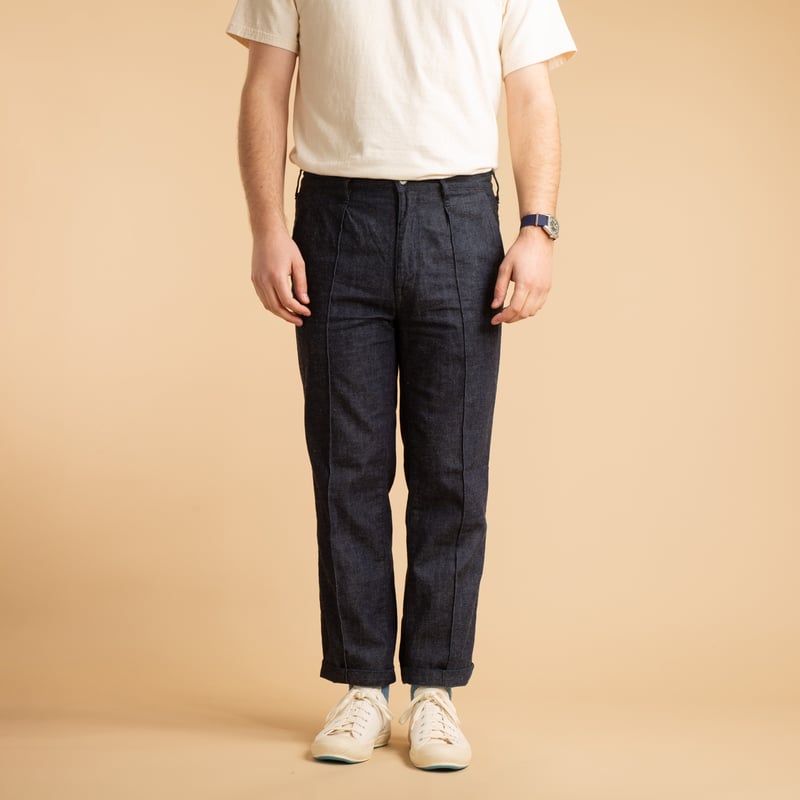 JAPAN BLUE / Indigo 8oz Cote D'Ivoire Trousers