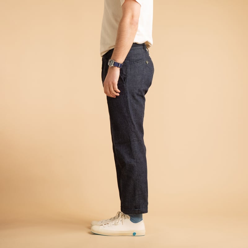 JAPAN BLUE / Indigo 8oz Cote D'Ivoire Trousers