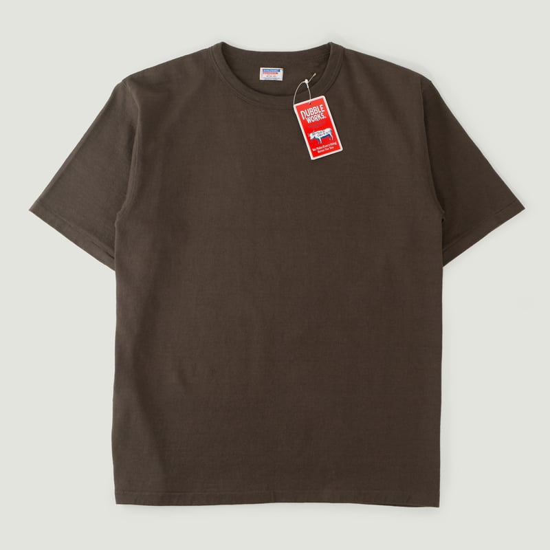 Heavyweight Short Sleeve Tee in Charcoal Black