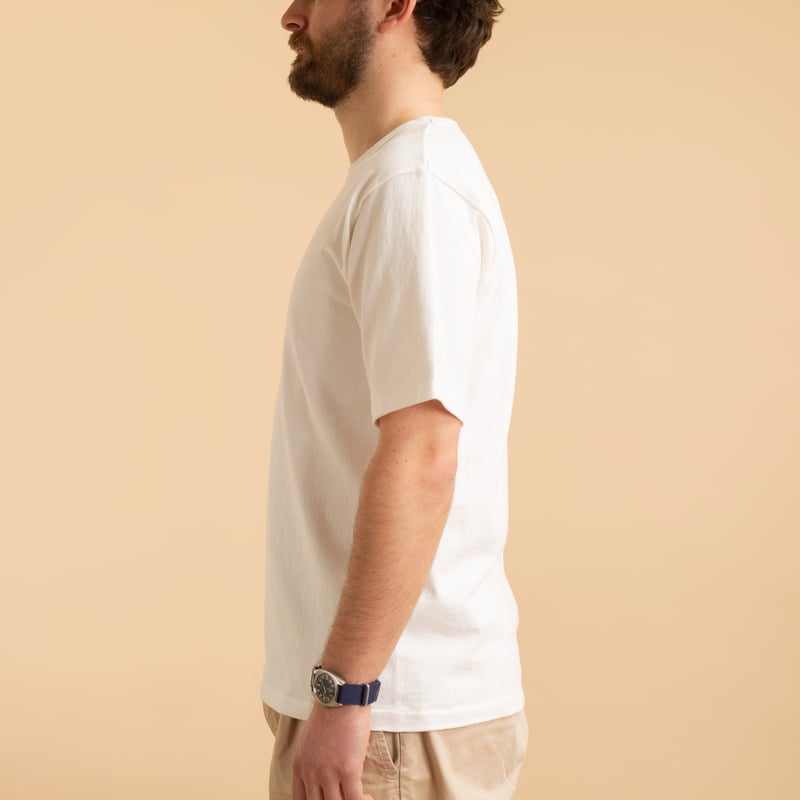 DUBBLEWORKS / Heavyweight Short Sleeve Tee Off White