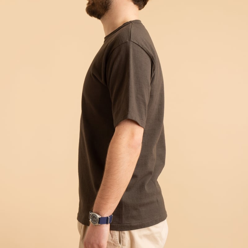 Heavyweight Short Sleeve Tee in Charcoal Black