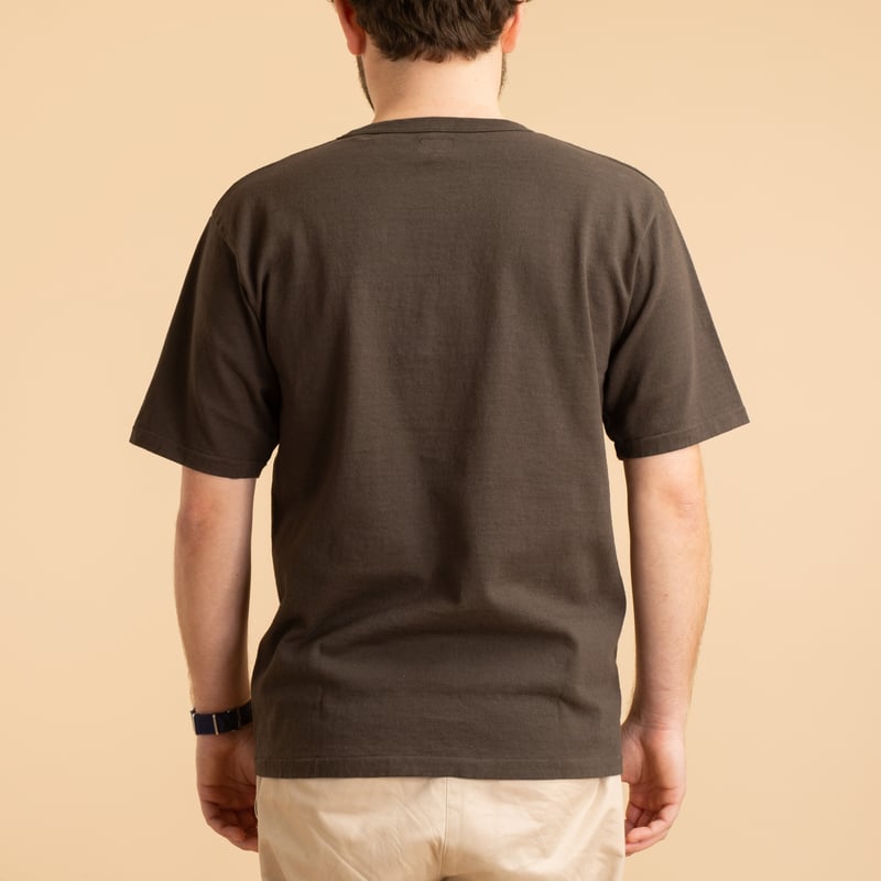 Heavyweight Short Sleeve Tee in Charcoal Black