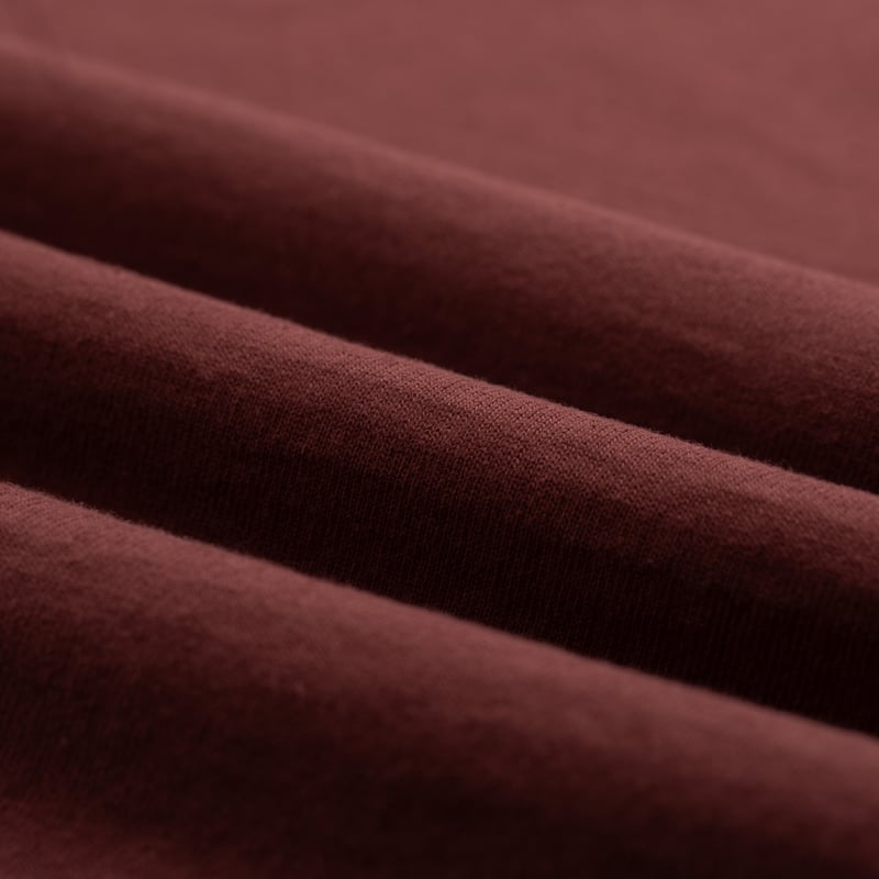 Heavyweight Short Sleeve Tee in Bordeaux