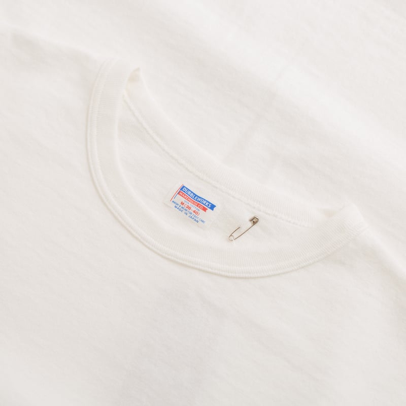 DUBBLEWORKS / Heavyweight Short Sleeve Tee Off White