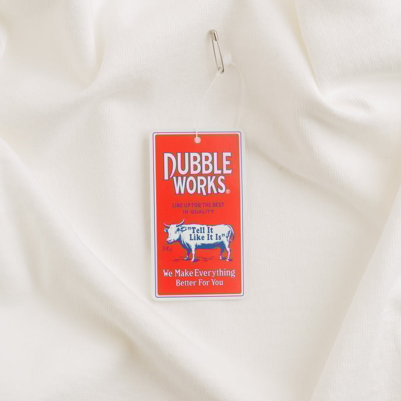 DUBBLEWORKS / Heavyweight Short Sleeve Tee Off White
