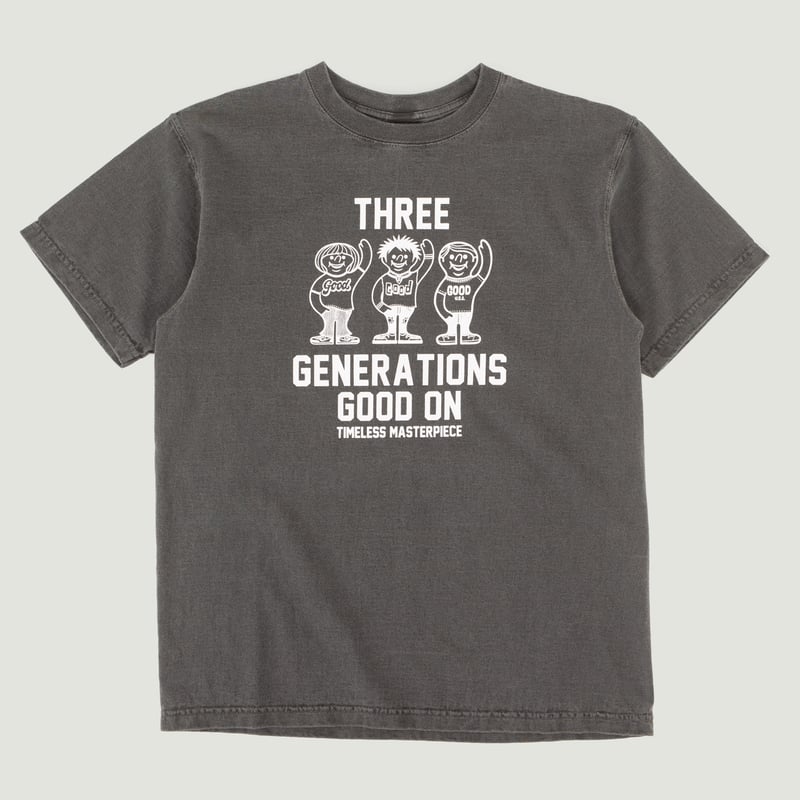 Three Generation Tee P-Black