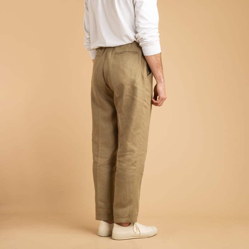 T007 Internal Drawstring Trouser Dusty Olive