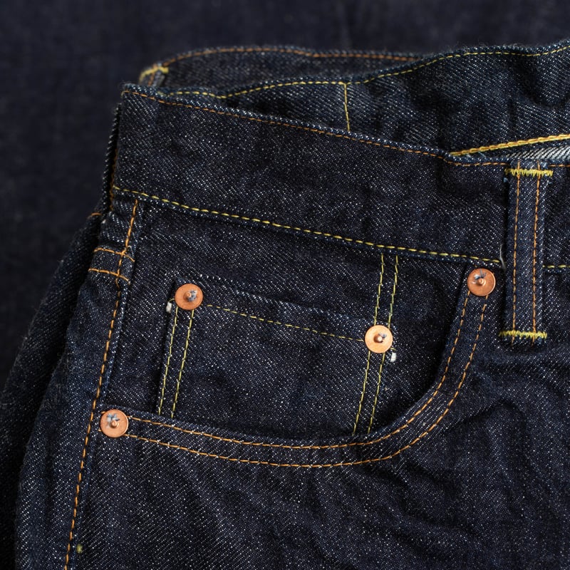 50'S Slim Jeans One Wash 13.5oz Selvedge