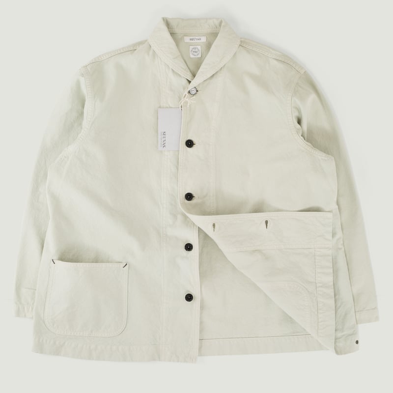 10oz Canvas Shawl Collar Jacket Matcha