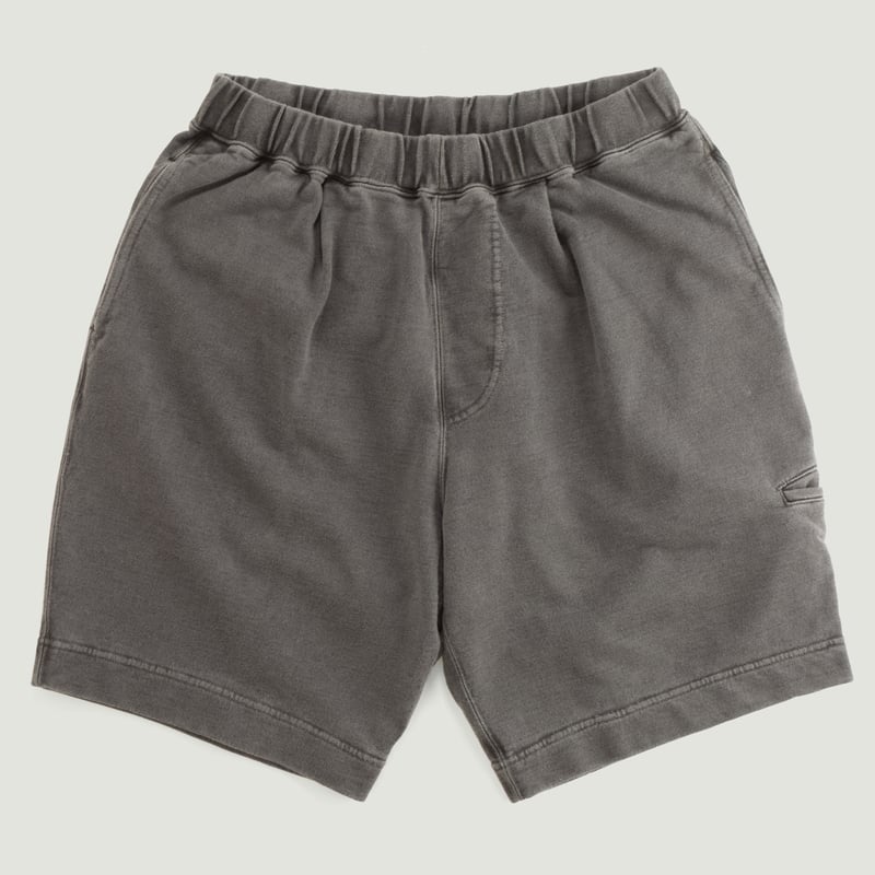 Light Terry Shorts in Pitch Black