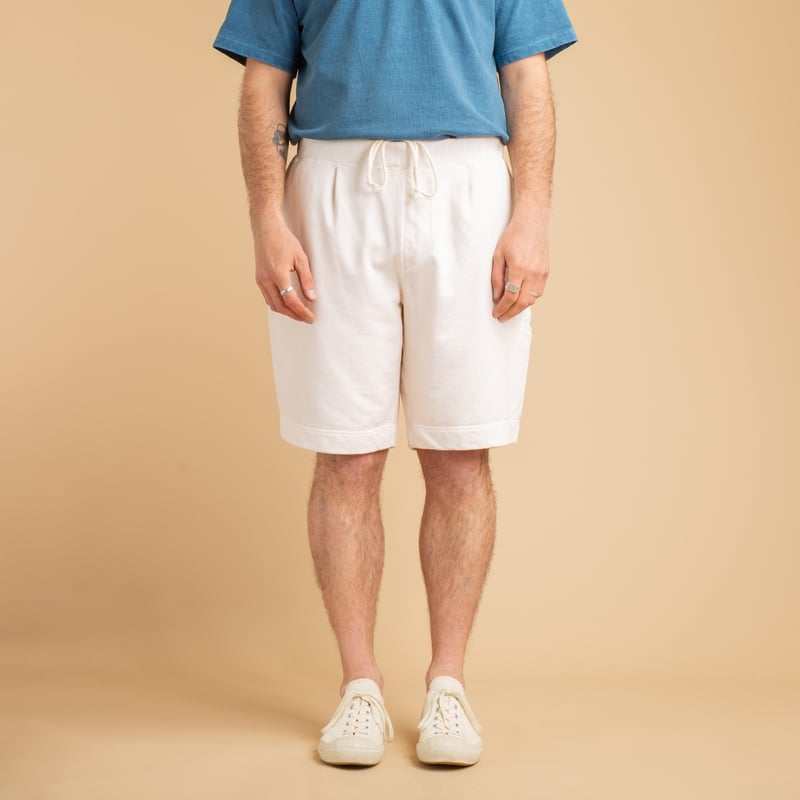 Light Terry Shorts in Natural Color