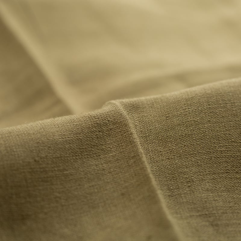 T005 Linen Drawstring Trousers Moss