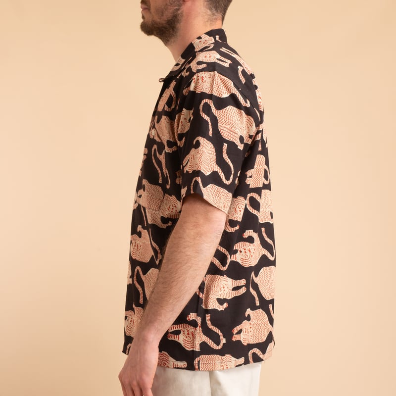 KARDO x FLANEURS / S/S Shirt BP69 Black/Red