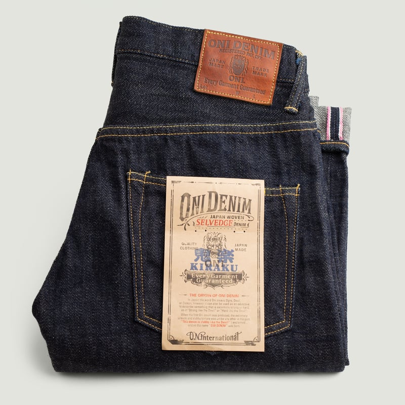 022-KI 12oz Kiraku Selvedge Denim Relaxed Straight