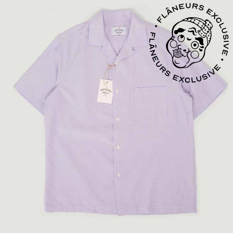 S/S Belavista Camp Collar Lavender