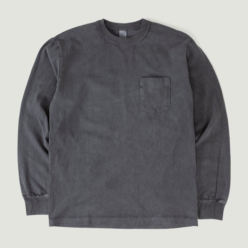 "SURE MFG" 7.5oz Pocket Long Sleeve Tee The Last Navy