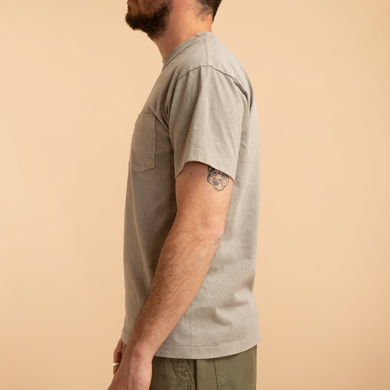 "SURE MFG" 7.5oz Pocket S/S Tee Burnwood