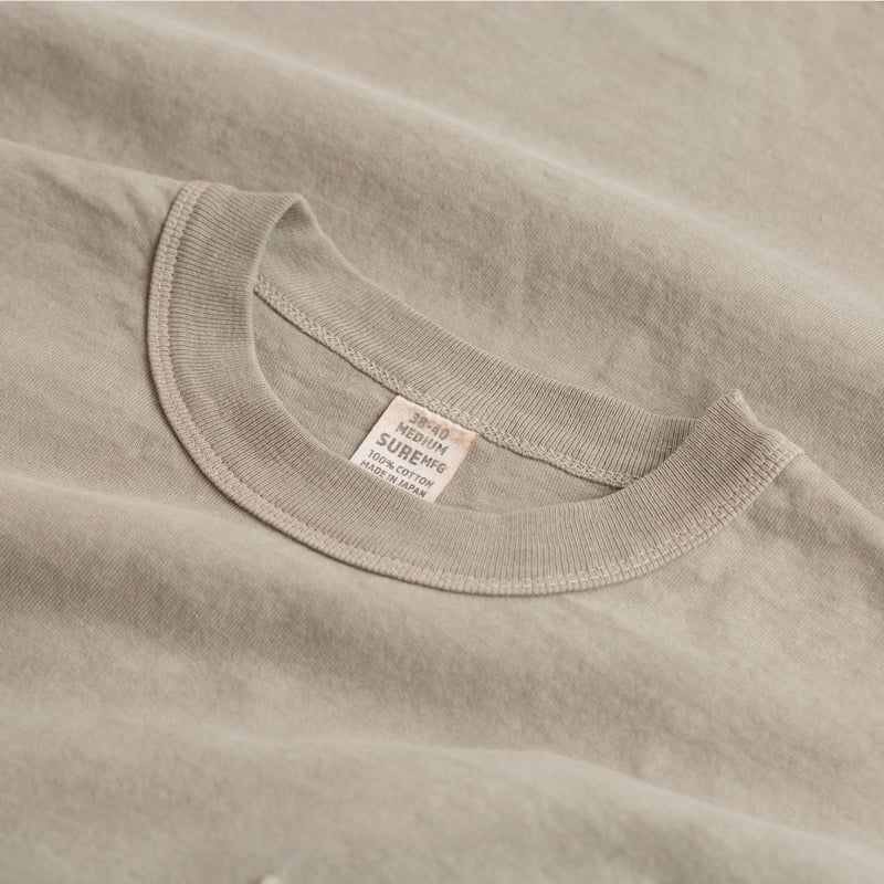 "SURE MFG" 7,5oz Pocket L/S Tee Burnwood