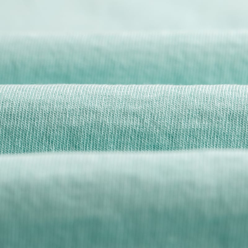 Short Sleeve Pocket Tee Pigment Dye Turquoise