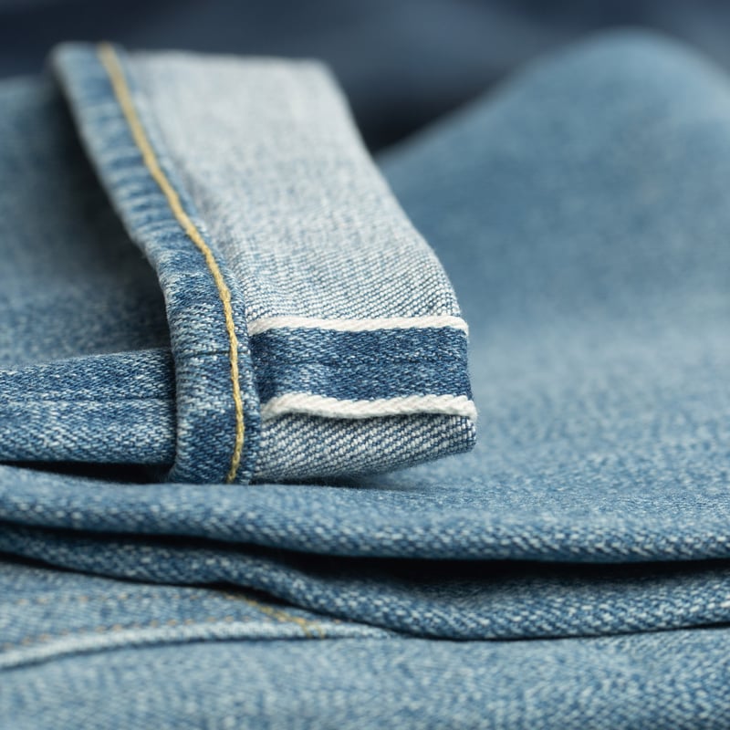 121S "Ishikawadai Stretch" 15oz Relaxed Tapered Used Bleach