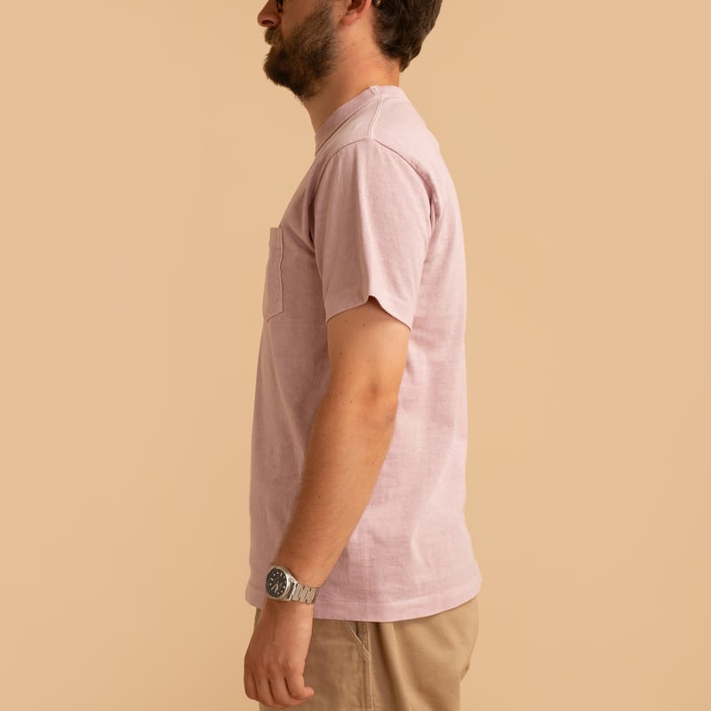 "SURE MFG" 7.5oz Pocket S/S Tee Lilac