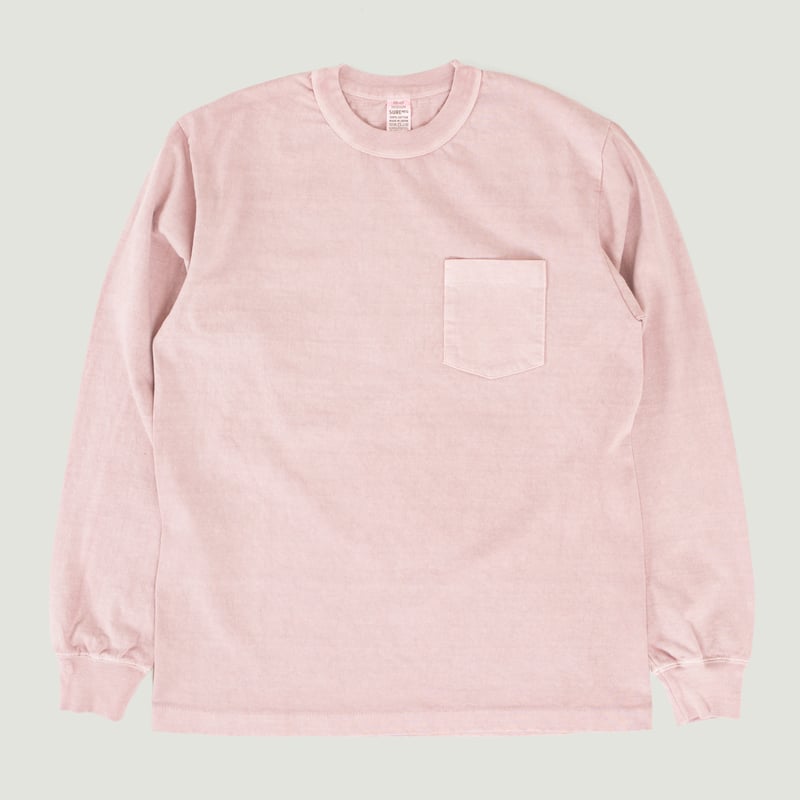 "SURE MFG" 7.5oz Pocket Long Sleeve Tee in Lilac