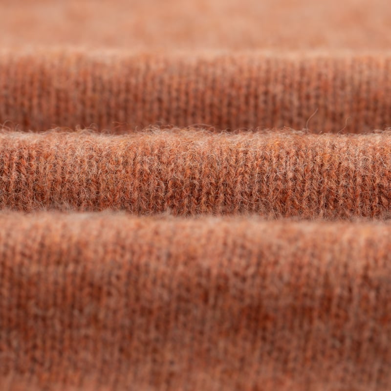 HARLEY OF SCOTLAND X FLANEURS / Shaggy Crew Neck in Sandalwood