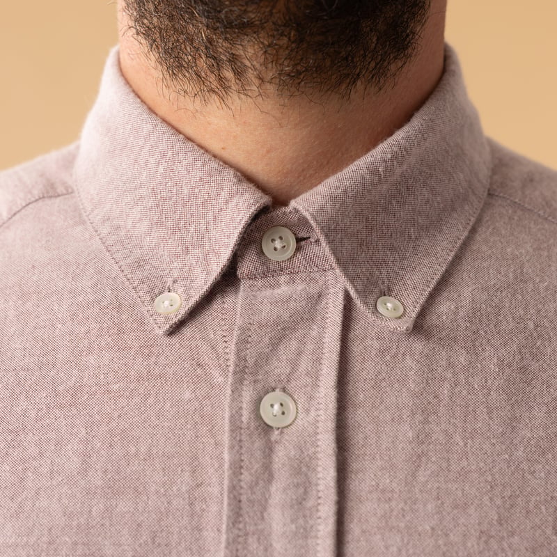 Brushed Oxford Burgundy