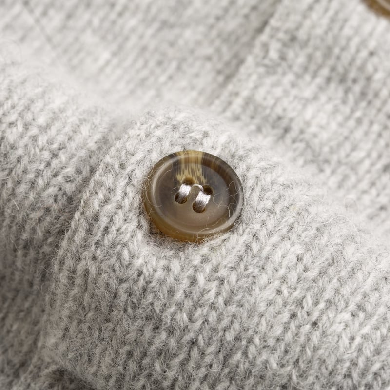 Harley of Scotland wool cardigan with button-down loungers