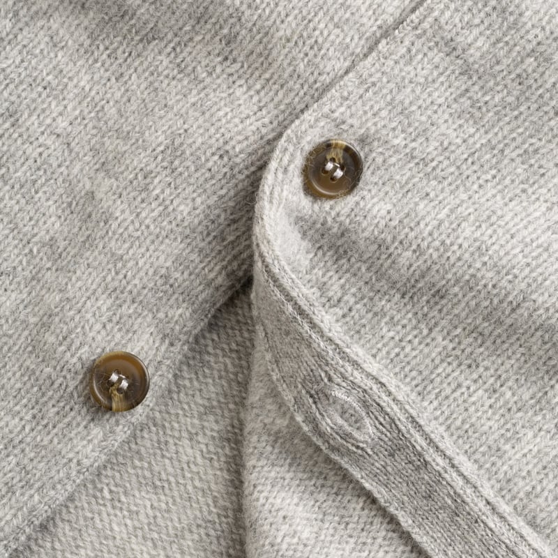 Harley of Scotland wool cardigan, flâneurs-inside