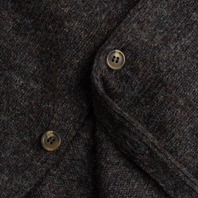 cardigan laine Harley of Scotland flâneurs-smoulder inside
