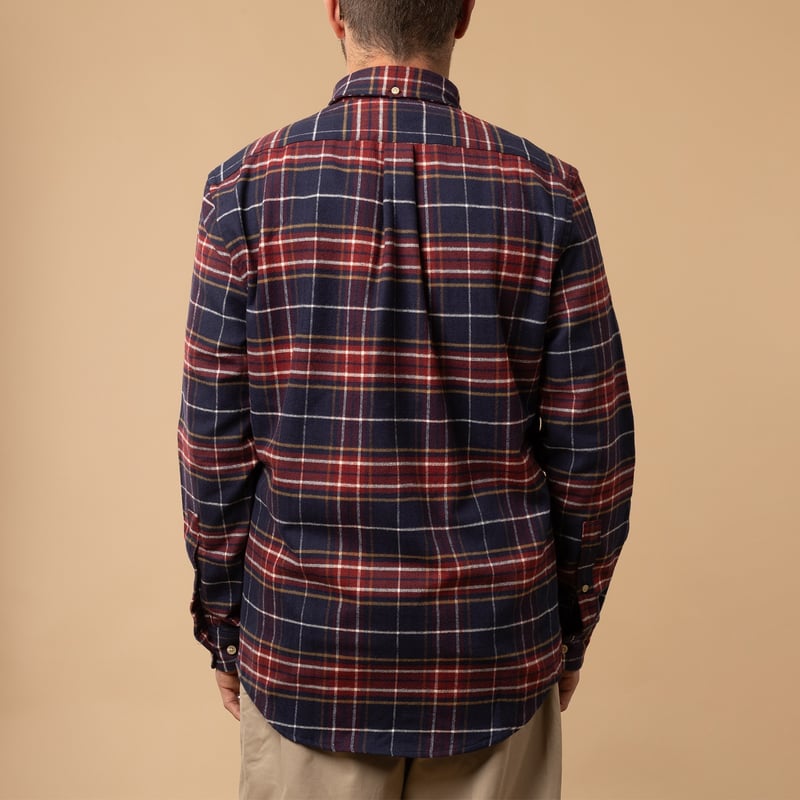 Chemise en coton PORTUGUESE FLANNEL Station Shirt de dos