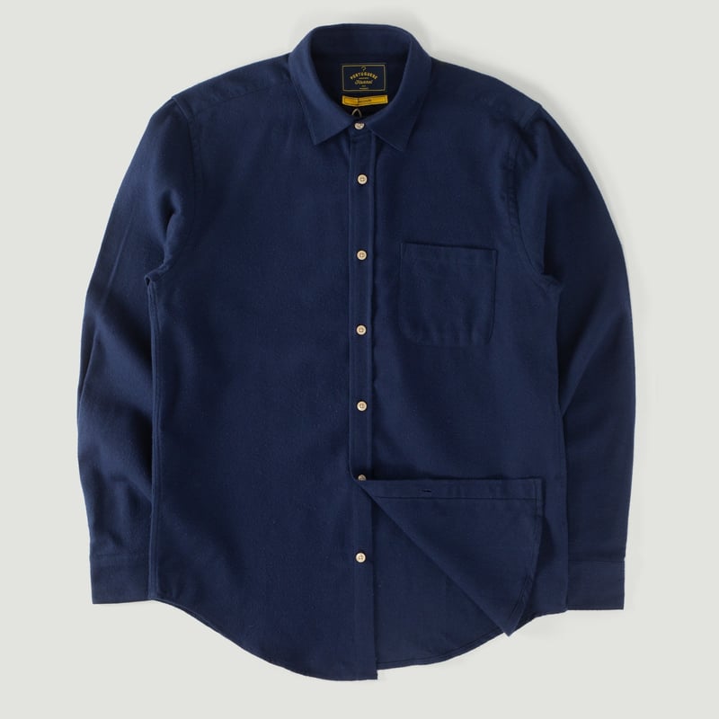 vignette - shirt - loafers - PORTUGUESE FLANNEL - Teca Shirt - Navy