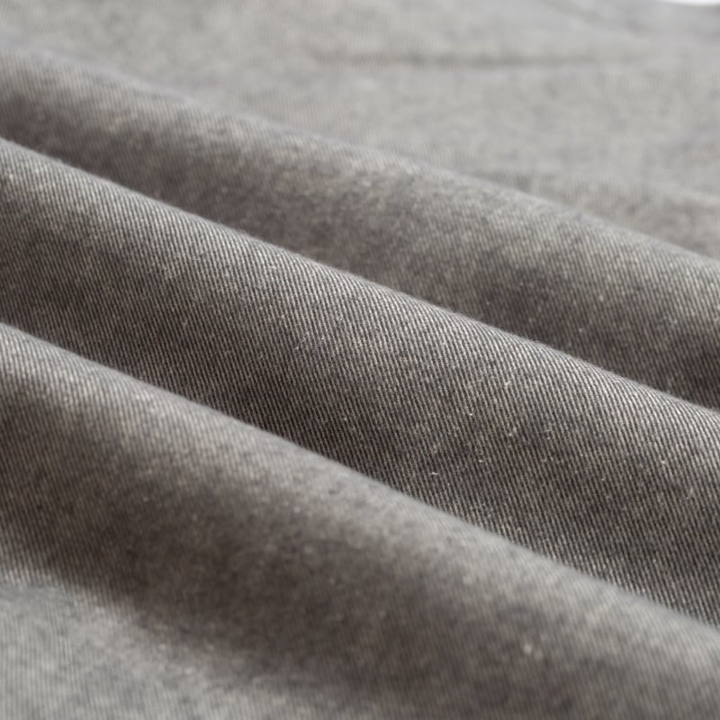 Shirt - Walkers - PORTUGUESE FLANNEL - Teca Shirt - Light Grey - Closeup