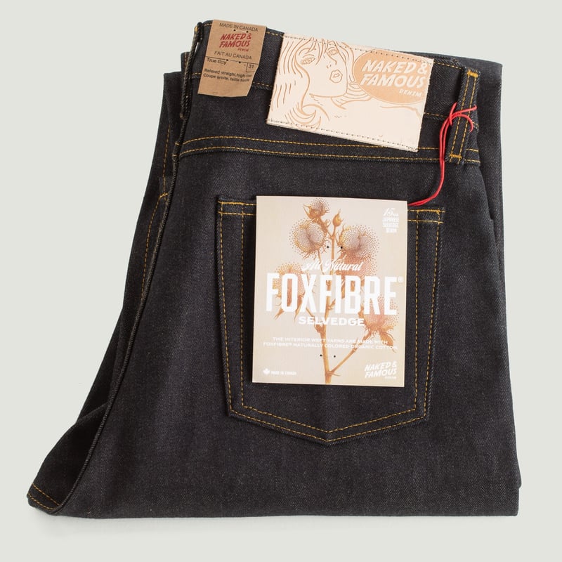 vignette flâneurs NAKED & FAMOUS / TrueGuy All Natural Foxfibre® Selvedge