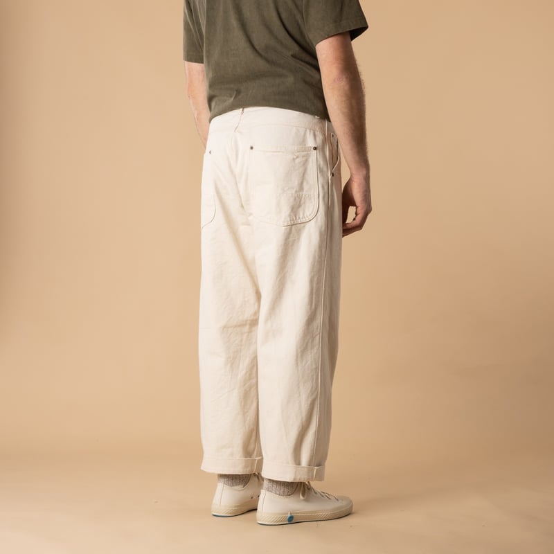 F0530 Cotton Duck Work Pants Ecru