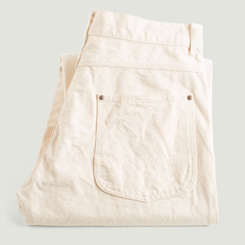 F0530 Cotton Duck Work Pants Ecru