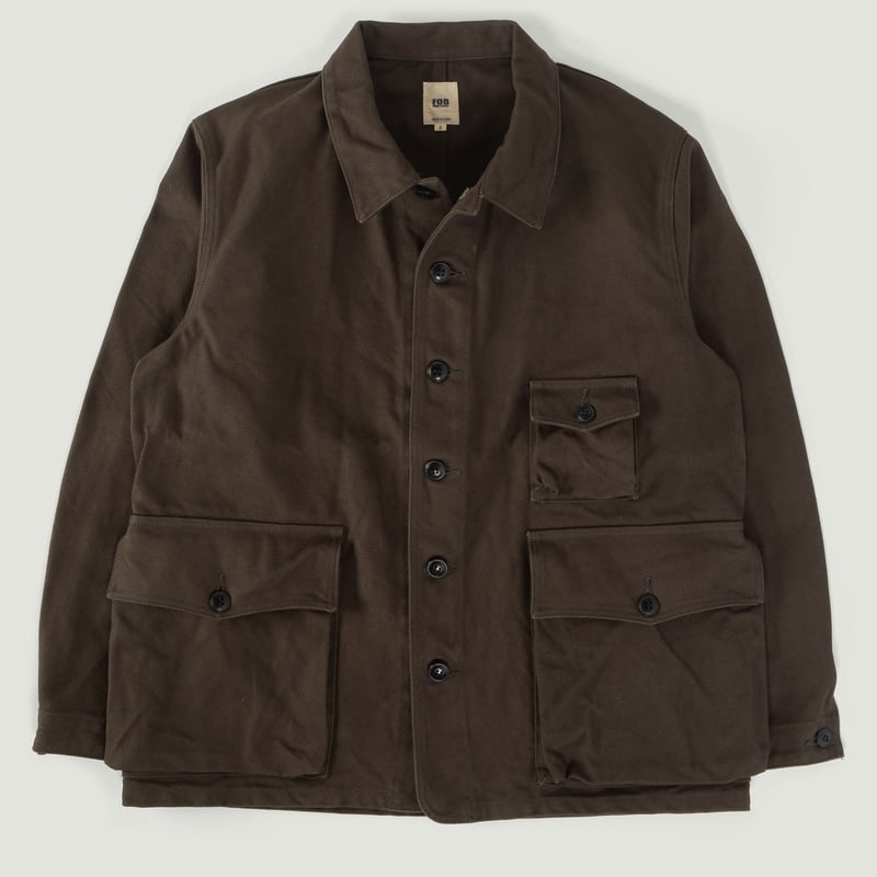 Vignette-flâneurs-FOB-FACTORY-F2448-Heavy-Cotton-Twill-Hunting-Jacket-Black