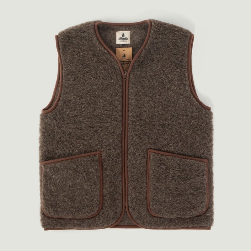 Vignettes-flâneurs-COLDBREAKER-veste-en-laine-sans-manche-Pepitko-Vest-Mid-Brown