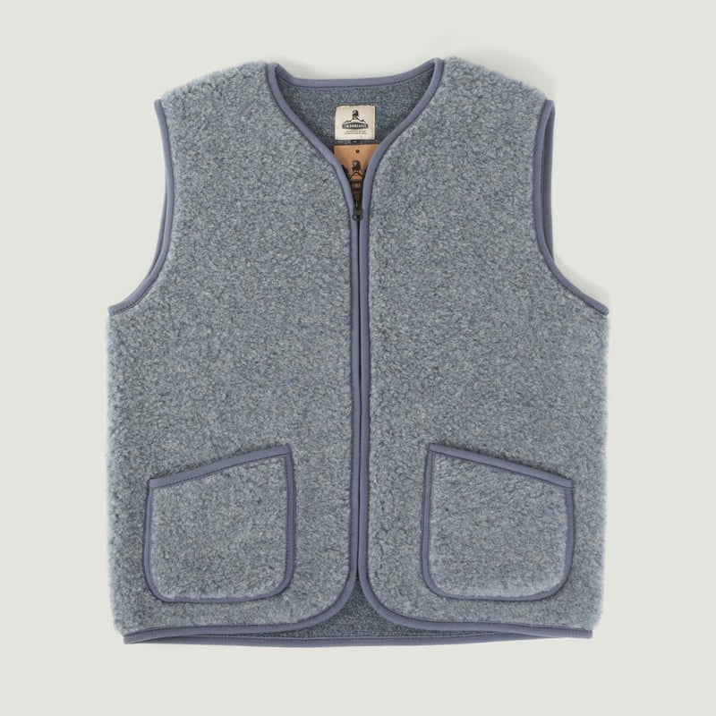 Patches-wanderers-COLDBREAKER-sleeveless-wool-jacket-Pepitko-Ultralight-Grey-Denim